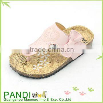 2014 Best selling original design popular latest girls slippers