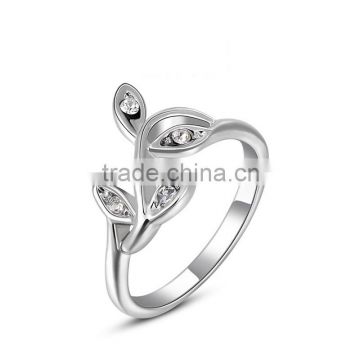 IN Stock Wholesale Gemstone Luxury Handmade Brand Women Metal Ring SKD0309