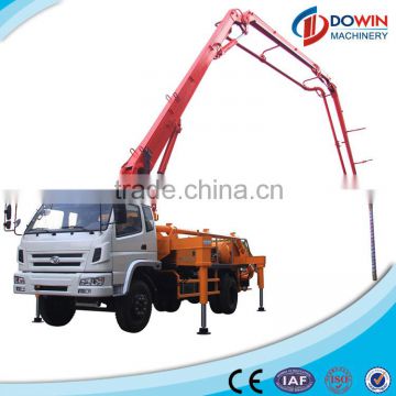 pumping machine and concrete mixer Dowin Concrete Boom Pump made in China Concrete Boom Pump