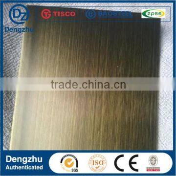 2mm 316L wire drawing finish stainless steel sheet