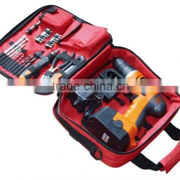 Tool bag packing 18Volt Cordless Drill with accessories