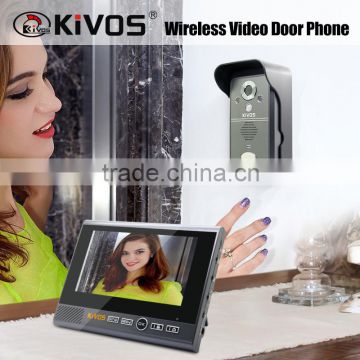 Hot selling support SD card Night Vision 7" Color Wireless video door phone
