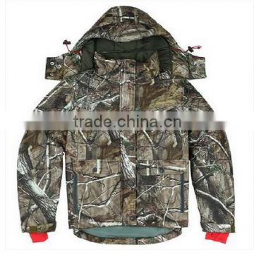 custom camouflage hunting jacket for man