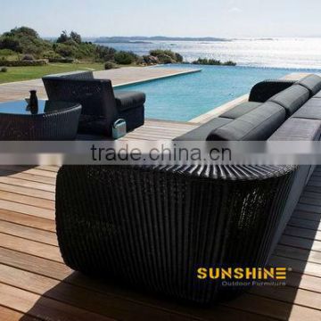Sunshine villa rattan wicker sofa group/patio wicker sofa made in china