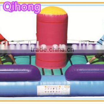 inflatable baskrtball game with bungee run, inflatable basketball hoop court, inflatable sports arena for sale