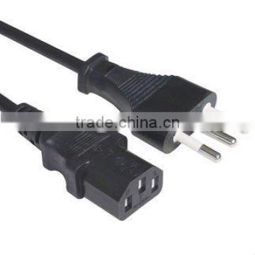 Chile power cord with IEC 320 C13 ends