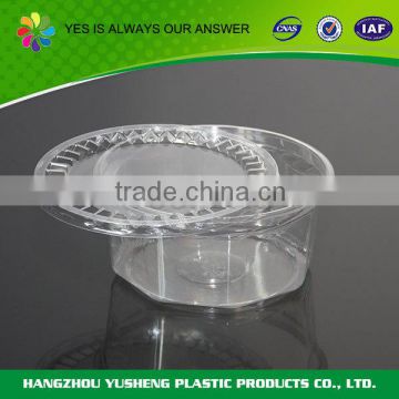 Disposable meal tray,food container,round plastic food containers