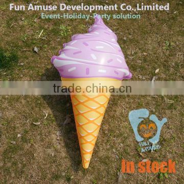 Factory price colorful ice cream cone inflatable donut for sale