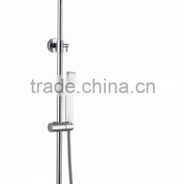 Thermostatic exposed wall mounted Shower kits with square head and handset