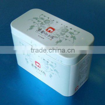Tin box for tea tin can