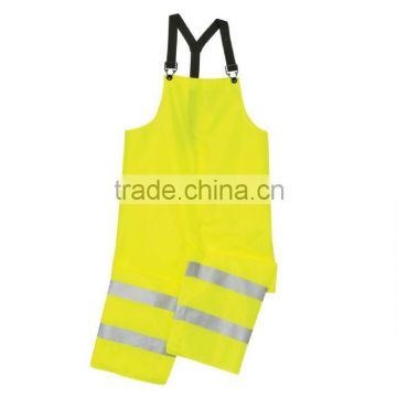 cheap wholesale flame-retardant yellow safety bib overall