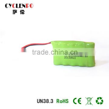 factory price 6v ni mh battery 2/3aaa 300mah ni mh battery 6v rechargeable battery for toys