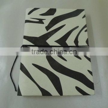 zebra print animal theme handmade paper notebooks, handmade paper notebooks, bahi books , handmade paper journals, paper journal