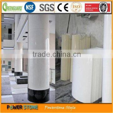 Super White Marmoglass for Column Design