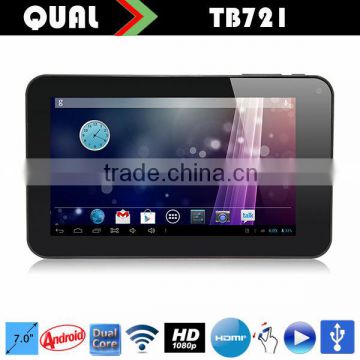 7 inch usb tablet 10 with Allwinner A33 Dual Core 1080P USB Host Android 4.4 B