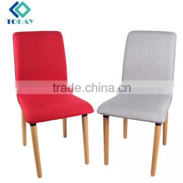 fabric and real combine dining chair , new design dining chair DC5057