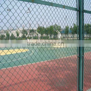 Green pvc coated Sport Fence price