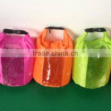 210T PVC diamond lattice cloth waterproof bag