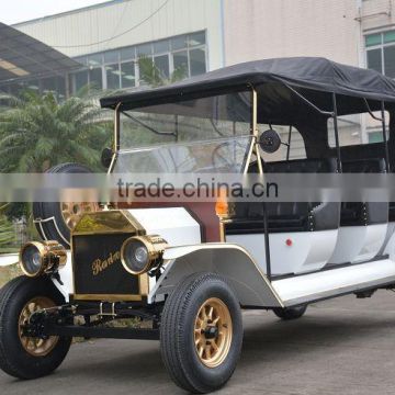 Resort golf course luxury china 3 row vintage electric car