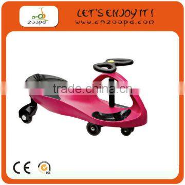 Made in China original swing car with flashing PU wheels