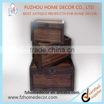 antique wooden storage box decoration wooden box