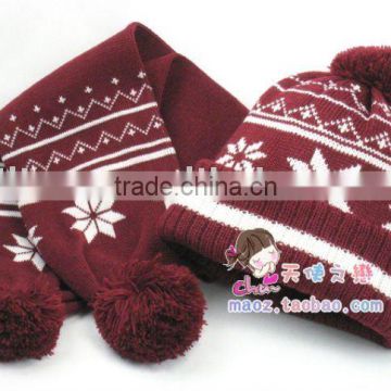 handmade scarf and hat