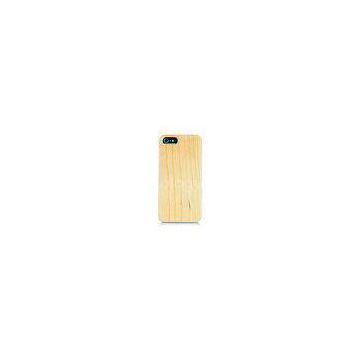 Dust-proof Hard Cover Wooden Cell Phone Case , Customize iPhone Back Covers
