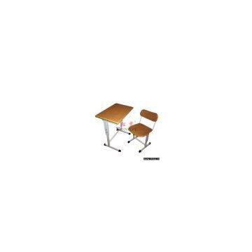 Adjustable Single Desk and Chair,school furniture
