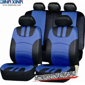 DinnXinn Honda 9 pcs full set Polyester genuine leather car seat covers factory China