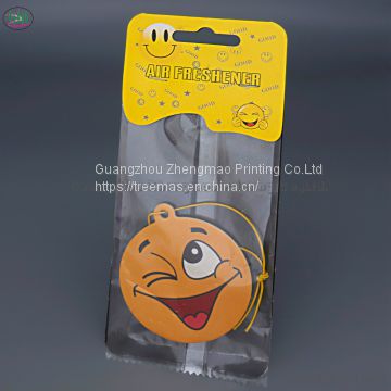 Low Price custom paper car air freshener with quality assurance and richful and qualified aroma