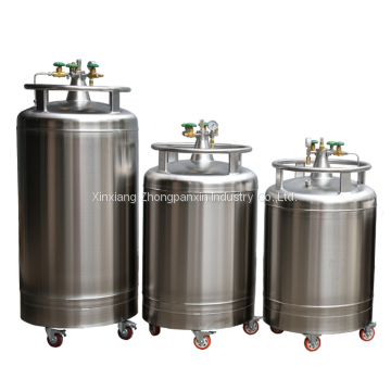 100L large Cryogenic stainless steel liquid nitrogen dewar for ice cream, farm