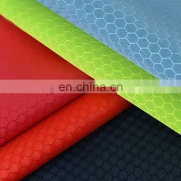 100% Polyester 300D Honeycomb/Football Jacquard Waterproof Polyester Oxford Fabric