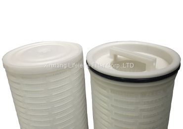 Industrial and domestic chemical waste water treatment sewage system bio filter high flow filter cartridge