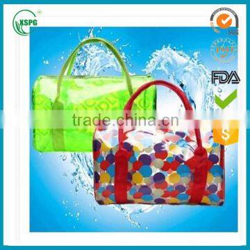 2016 ECO-friendly recycled Customized Waterproof PVC bag with handle