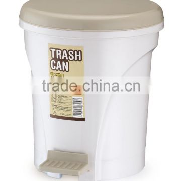 6L Novelty Foot Pedal Plastic Trash Can Waste Bin for Home Use