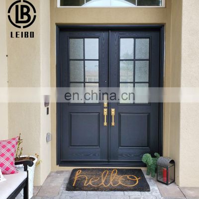 Advanced French grille design outdoor front door