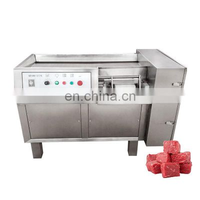 Table Top Horizontal Automatic Meat Slicer Cube Cutting Machine Commercial Meat Bowl Cutter Machine for Sale