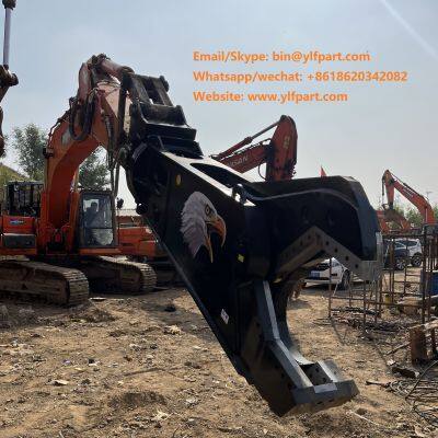 Excavator attachment Hydraulic shear produced by the excellent equipment for 8-50ton excavator Metal hydraulic shear