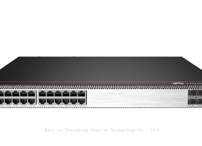 S5731-S24P4X 24 10/100/1000BASE-T Ethernet ports, 4 10 Gigabit SFP+, PoE+