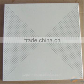 Suspended System Metal Ceiling Tiles Diagonal Perforated Ceiling