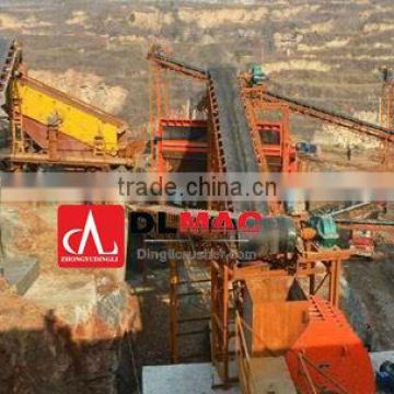 Rubber Crusher Conveyor Belts System Applied in Mining and Quarry