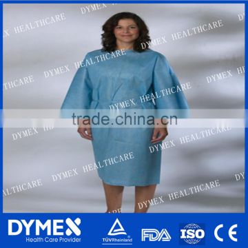 Non-woen Blue Medical Disposable Exam Gowns