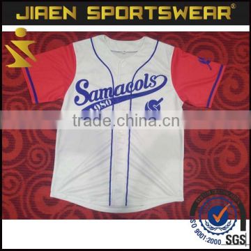 100% polyester blank baseball jerseys,High quality custom baseball/softball wear,baseball jerseys