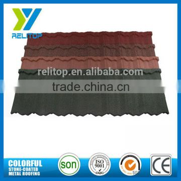 Wonderful stone coated good reputation supplier roofing tile