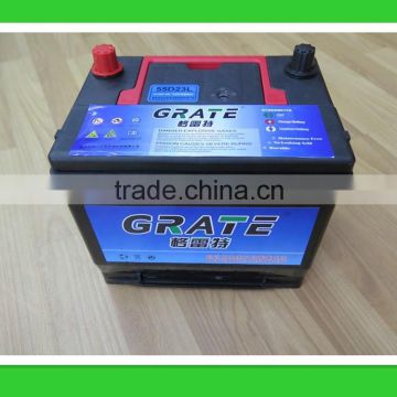 Greatbase power rechargeable battery 12V 55AH lead acid batteries for car No Maintenance Battery