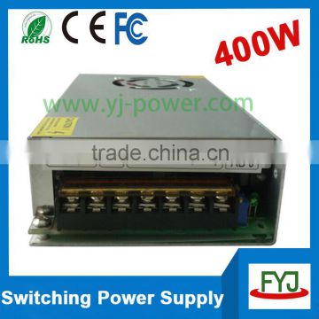 High efficiency CE switching power supply 220v 12v 33a for led equitments YJP-S40012