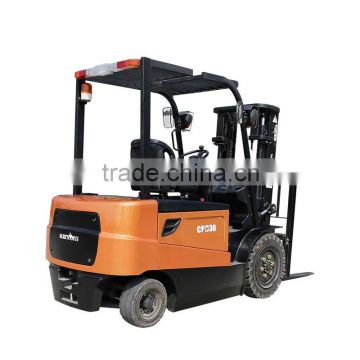 Battery 4-Wheel Forklift Truck with 1500-3000kg Load Capacity (CPD30)
