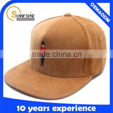 Custom Corduroy Snapback Hat Wholesale