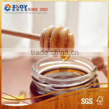 wooden material honey dippers for wholesale