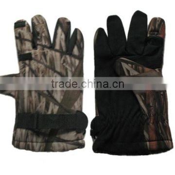 2014 new men camo neoprene hunting gloves